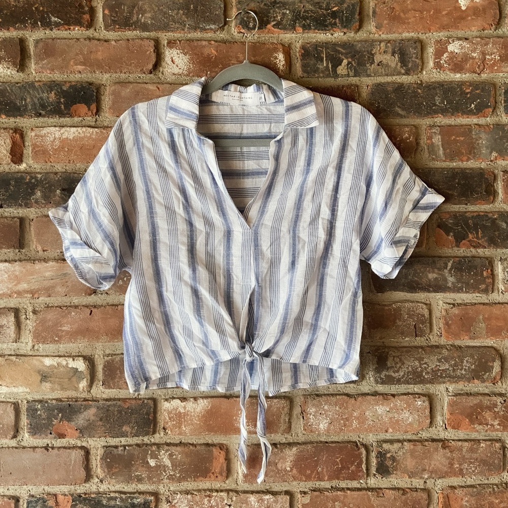 Striped Crop Top